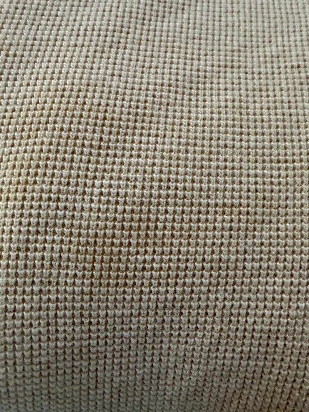 7 For All Mankind Long Sleeve Henley in Light Beige - Picture 5 of 12
